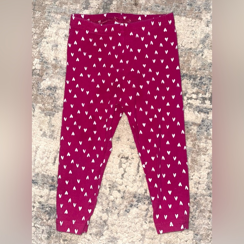 Carters heart leggings size 18 months